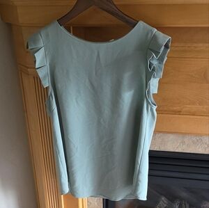Monteau Light Sage Green Tank Top Size Large